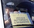 Auto con sigilli